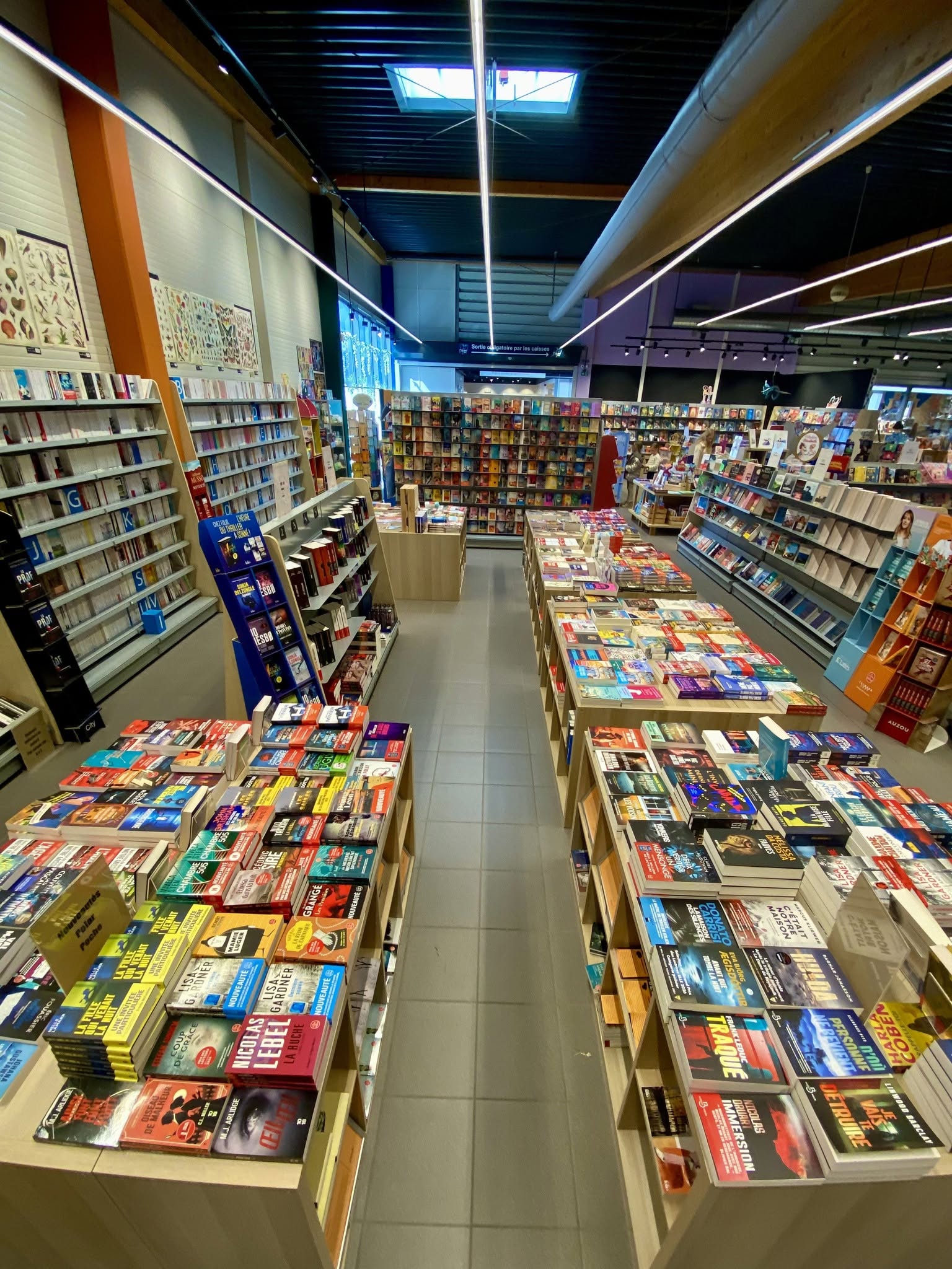 Le rayon litt&eacute;rature de la librairie D&eacute;livrez-vous